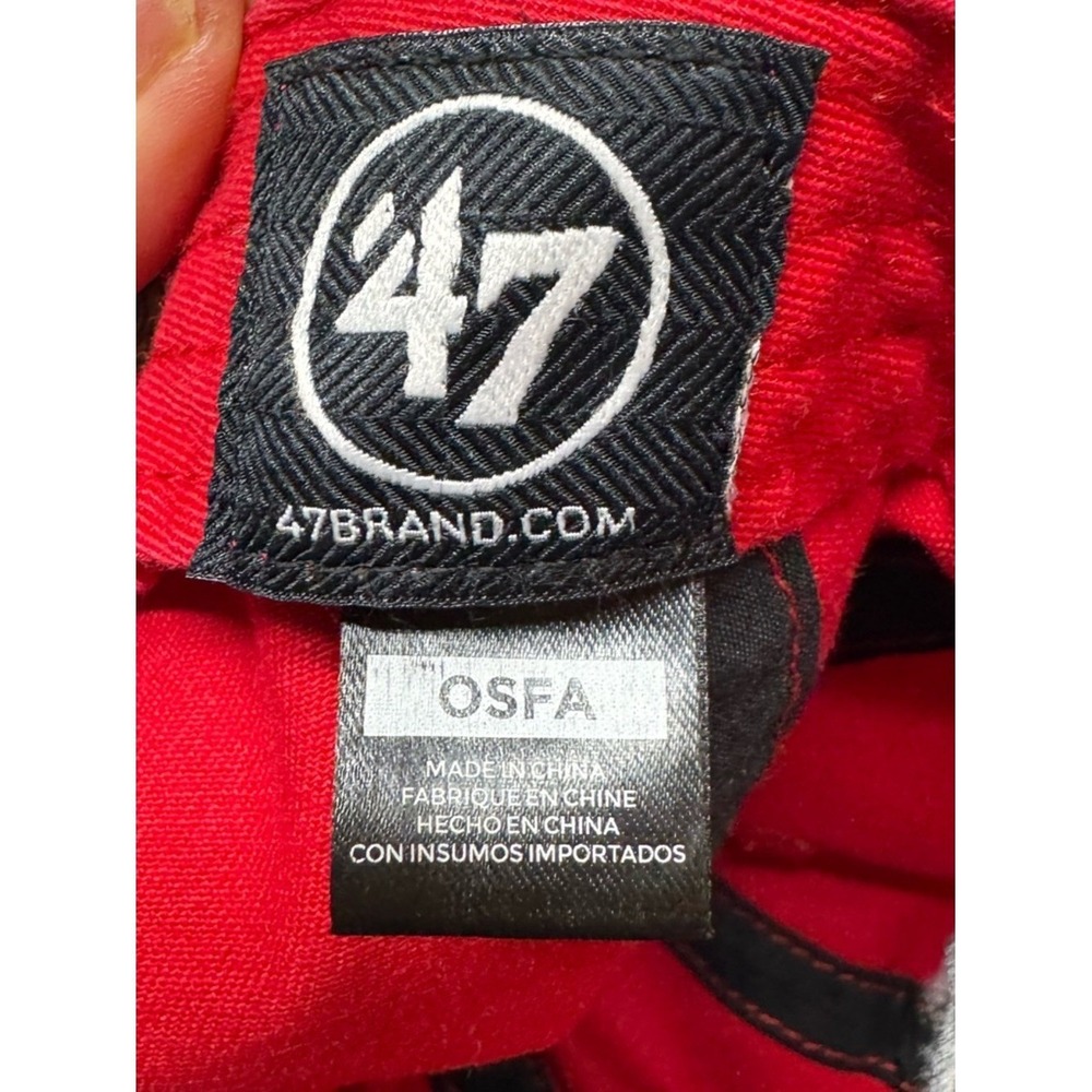47 Brand Atlanta Falcons Core Classic Red 9Twenty Adjustable - Picture 5 of 7